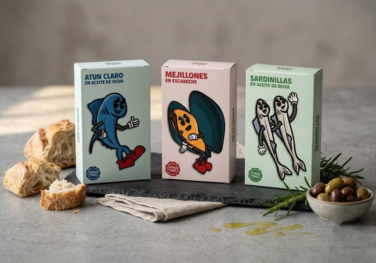 Catalalata — las latas en la mesa con pan y aceitunas