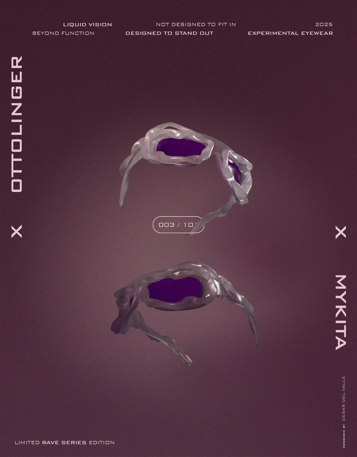 Ottolinger × Mykita — póster de campaña 01