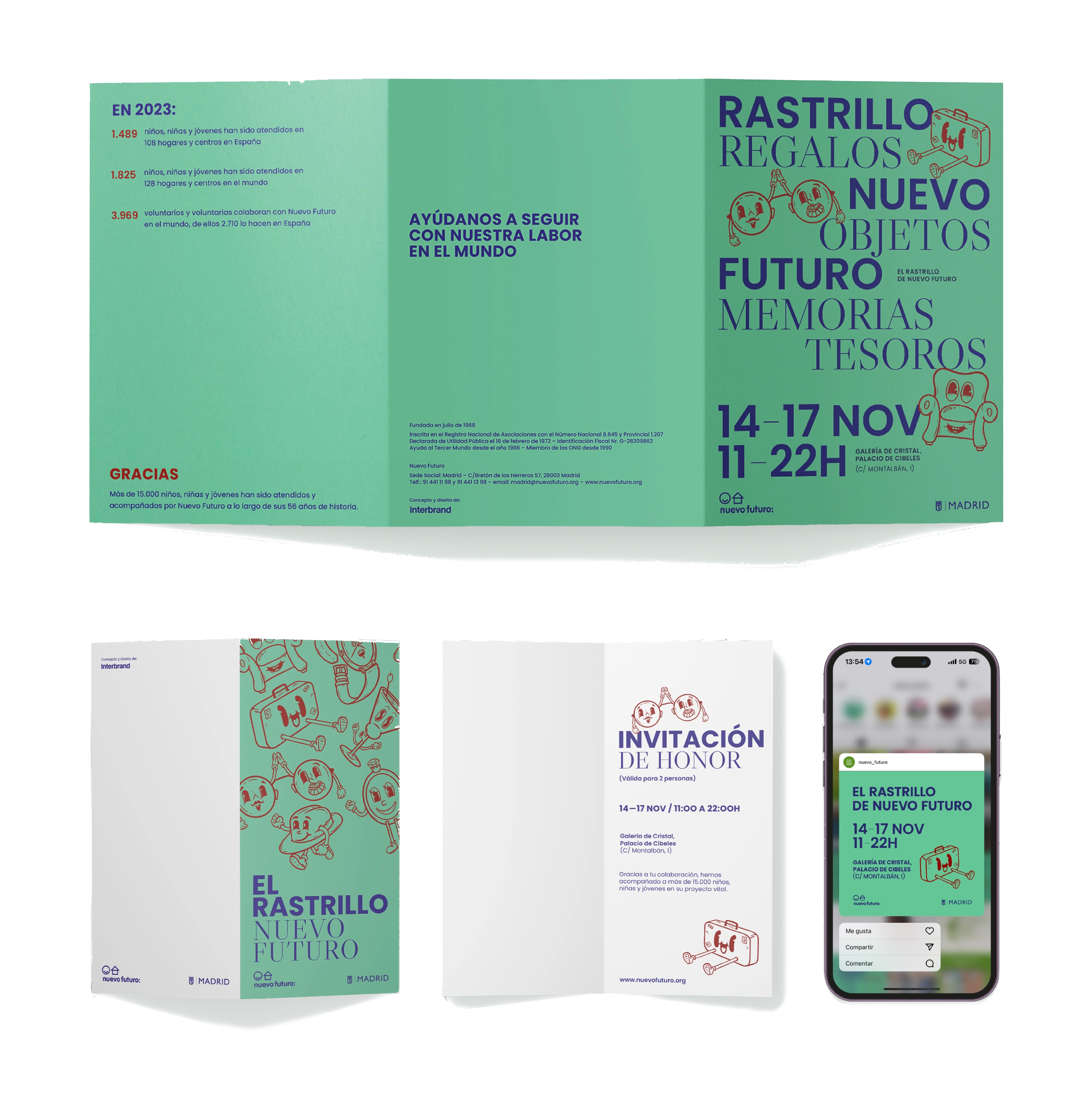 El Rastrillo de Nuevo Futuro — campaña